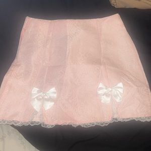Pink skirt